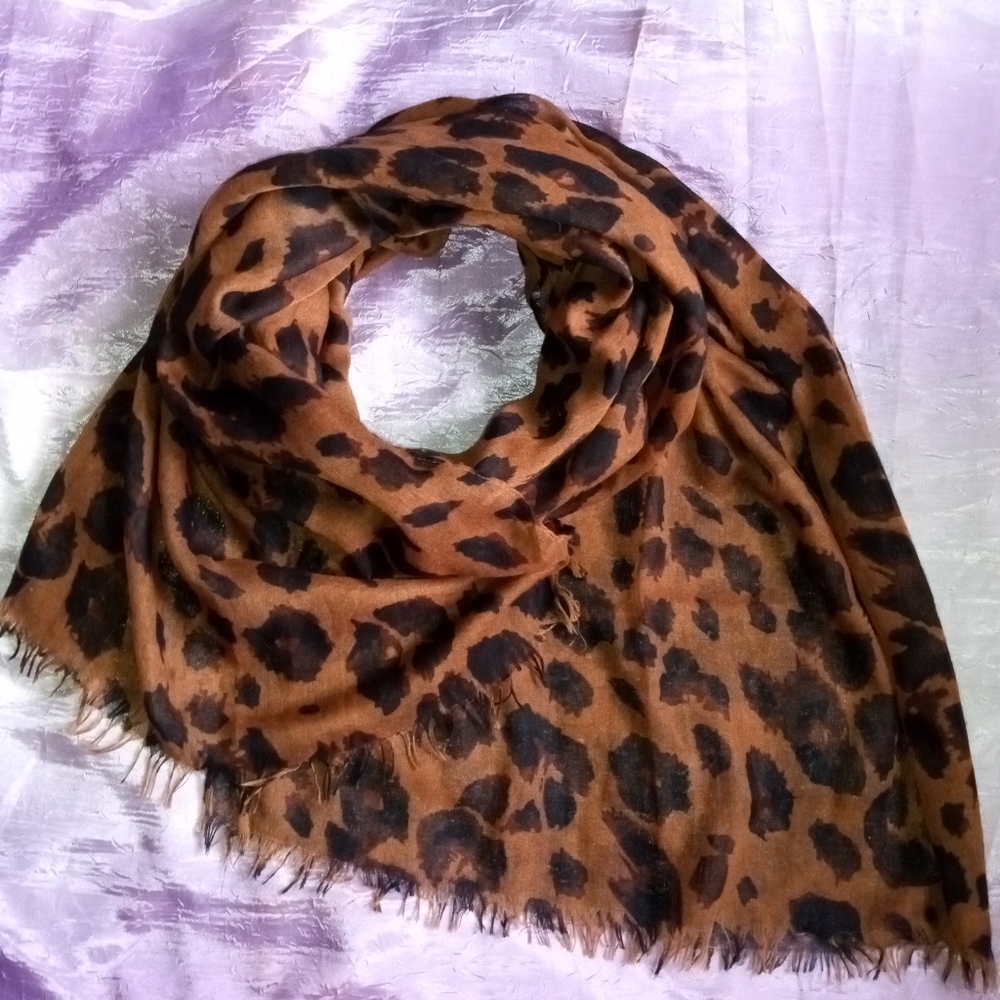 Scarf Leopard Print/Shawl Lightweight